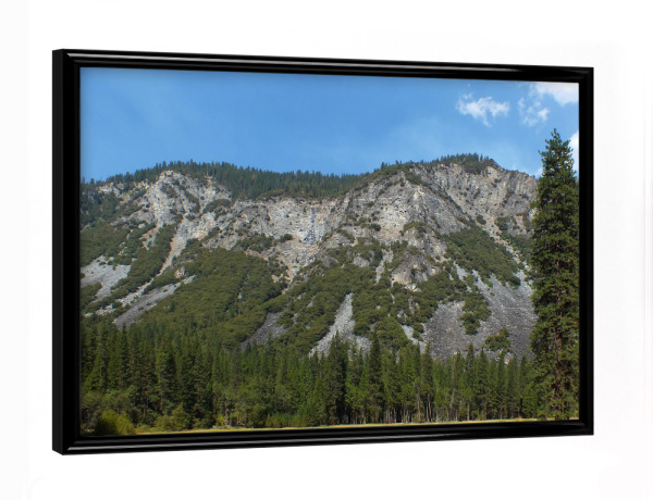 Poster mit schwarzem Rahmen "Das Yosemitetal" artboxONE - Natur,Reise,Reise / Länder