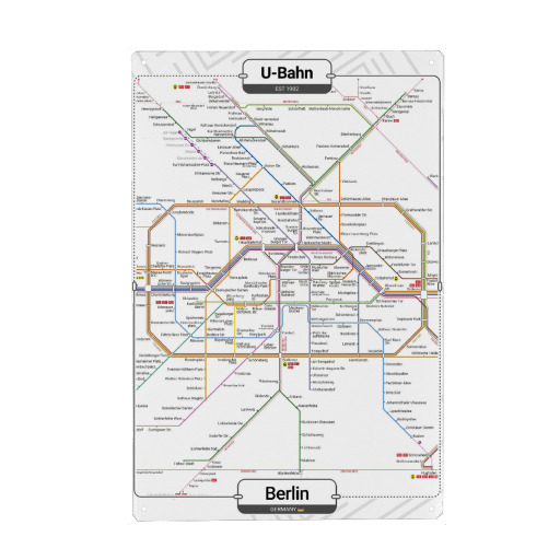 U-Bahn-Karten - Berlin