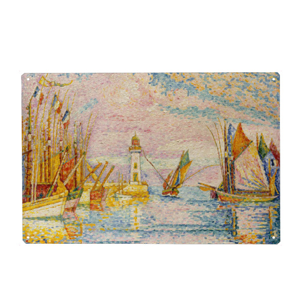 Metall Poster "Leuchtturm in Groix" artboxONE - Reise,Reise / Strand und Meer,Reise / Länder,Für Mama,Für Papa