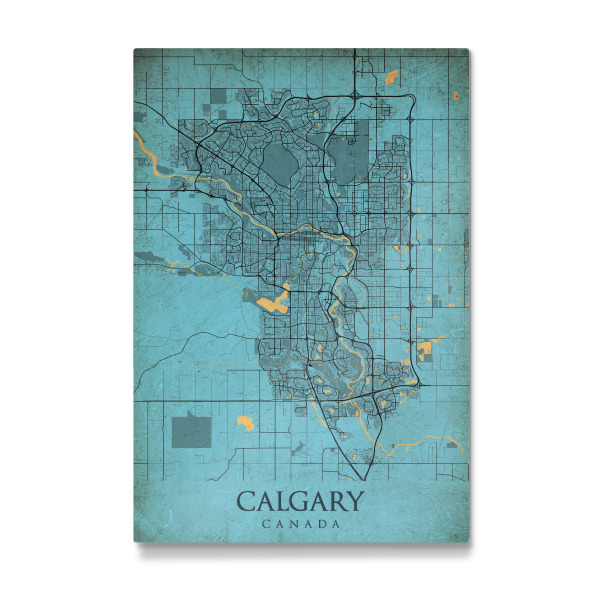 Galerie-Print "Vintage City Calgary" 30x20 cm artboxONE