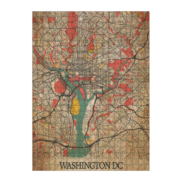 artboxONE Puzzle "Retro Washington DC City" artboxONE - Städte / Washington