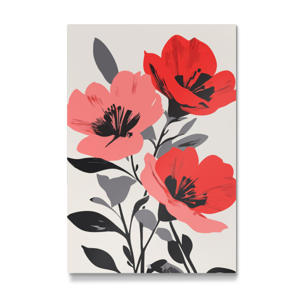 Galerie-Print "Red Poppies flowers" 30x20 cm artboxONE