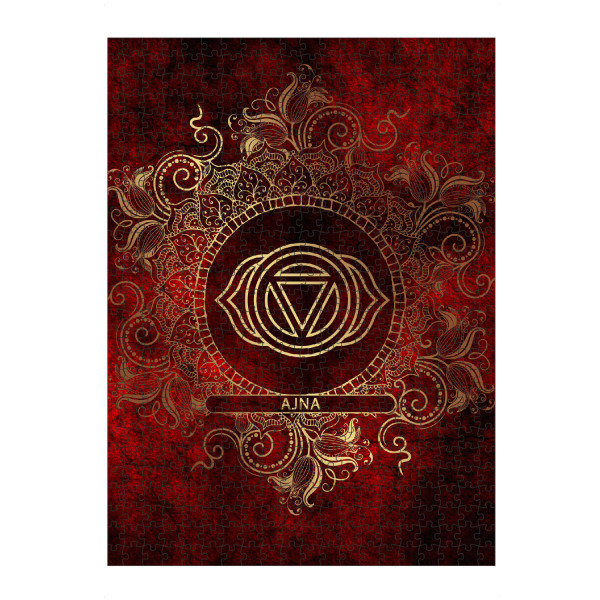 Puzzle Ravensburger "Chakren – Feuer – Ajna" artboxONE - Natur,Abstrakt