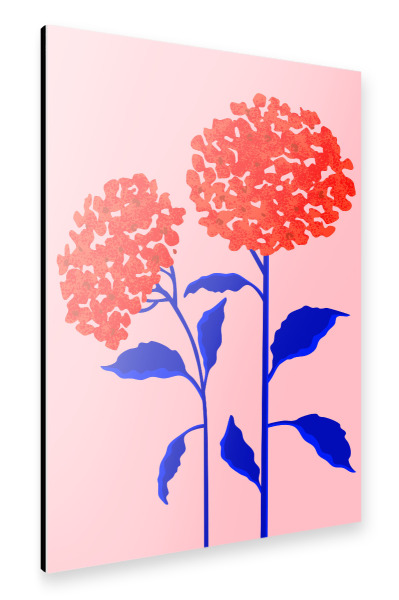 Alu-Dibond "Orangenblüten" 30x20 cm artboxONE