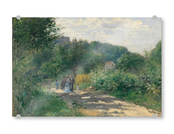 Acrylglasbild "Eine Straße in Louveciennes" artboxONE - Reise,Reise / Länder,Für Mama,Für Papa