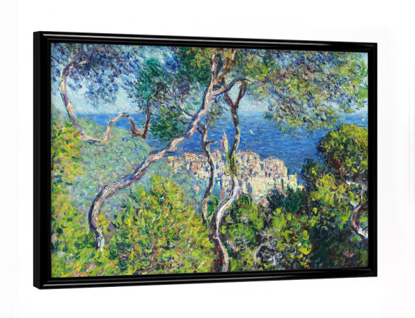 Poster mit schwarzem Rahmen "Bordighera" artboxONE - Reise,Reise / Strand und Meer,Reise / Länder,Für Mama,Für Papa