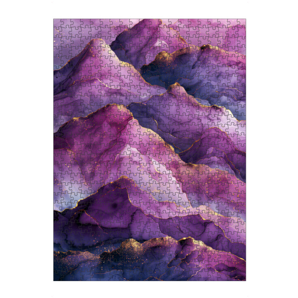Puzzle Ravensburger "Amethystberg A" artboxONE - Abstrakt - Abstrakt,Amethyst,Berg,Formen - Bild abstrakt