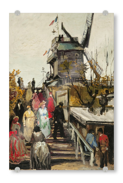 Acrylglasbild "Le Moulin de blute-fin" artboxONE - Städte,Reise,Architektur,Städte / Paris,Reise / Länder