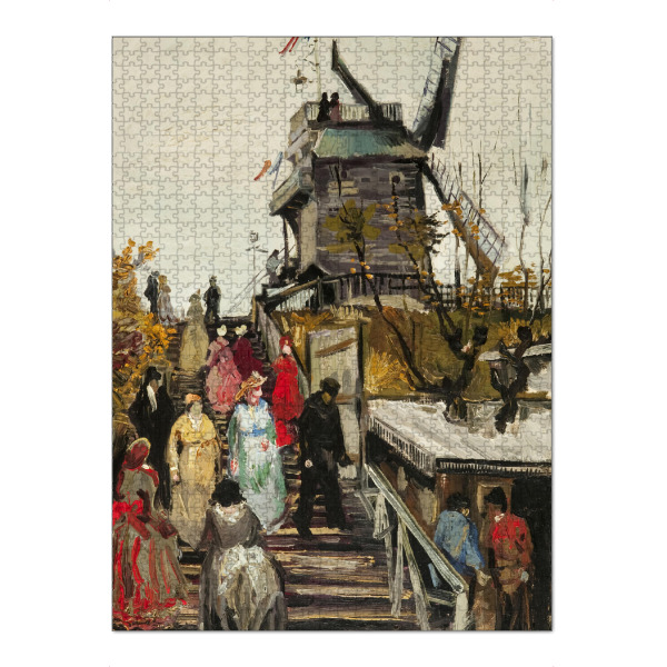 Puzzle Ravensburger "Le Moulin de blute-fin" artboxONE - Städte,Reise,Architektur,Städte / Paris,Reise / Länder