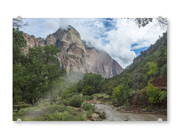 Acrylglasbild "Zion Nationalpark" artboxONE - Reise / Länder - Zion,Nationalpark,Natur,Usa,Utah,Reise,Sehenswürdigkeit