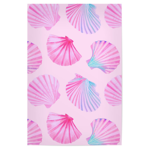 Poster 30x20 cm "Adrette Muscheln" artboxONE - Abstrakt,Unterwasser