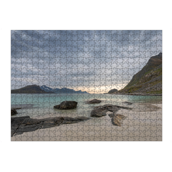 artboxONE Puzzle "Haukland Lofoten" artboxONE - Natur,Reise / Strand und Meer