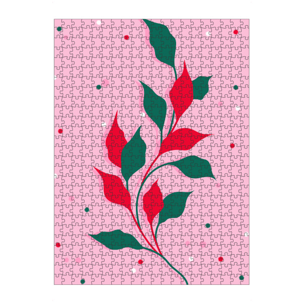 artboxONE Puzzle "Blüten in Purpur" artboxONE - Floral