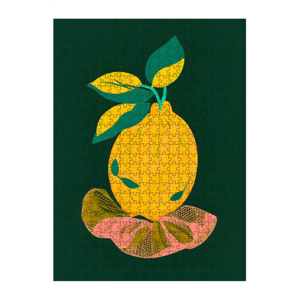 Puzzle Ravensburger "Lemon's Out of The Net Bag" artboxONE - Abstrakt