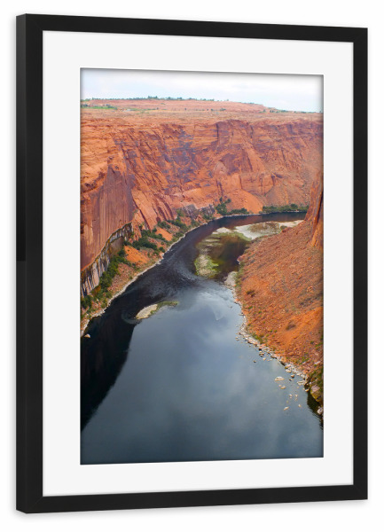 Poster mit Rahmen schwarz "Der Colorado River" artboxONE - Natur,Reise,Reise / Länder
