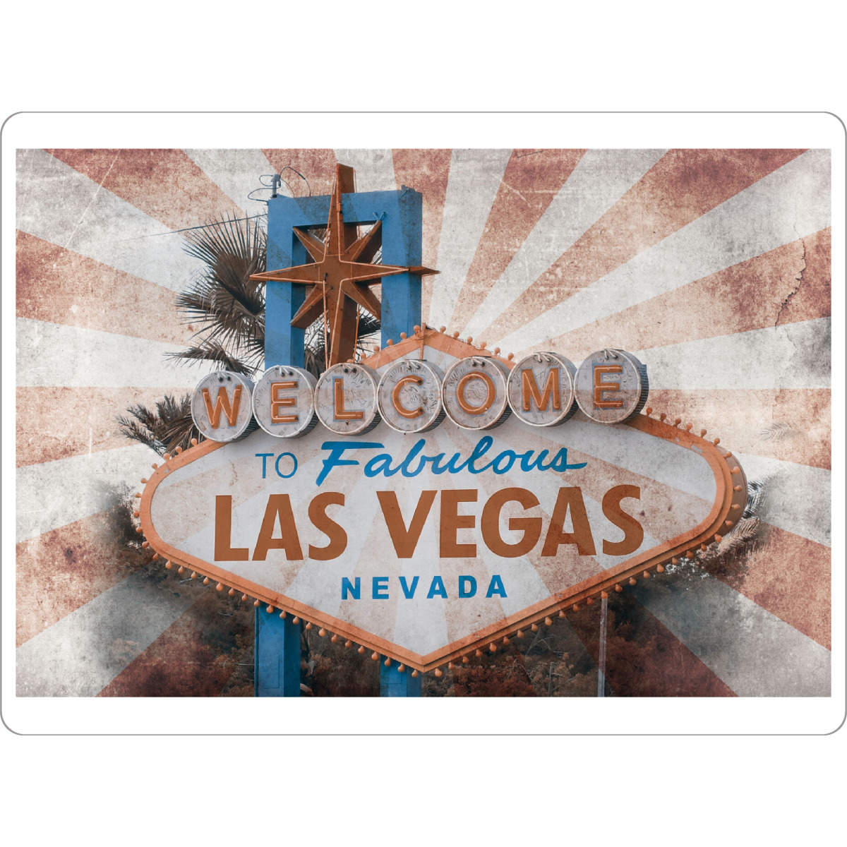 Tischset "Las Vegas Vintage-Style" artboxONE - Reise,Reise / Länder,Städte / Las Vegas