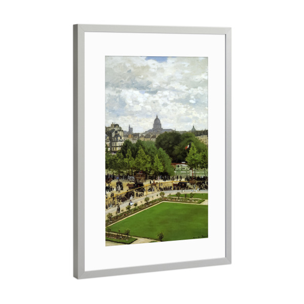 Poster mit Rahmen Silber "Garten der Prinzessin" artboxONE - Natur,Reise