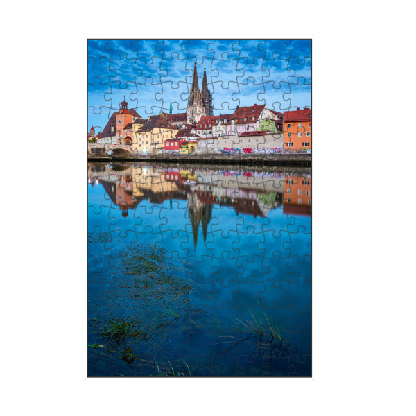 artboxONE Puzzle "Blaue Stunde in Regensburg" artboxONE - Städte,Reise