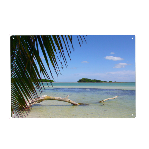 Metall Poster "Strand in Florida" artboxONE - Natur,Reise,Reise / Strand und Meer,Reise / Länder