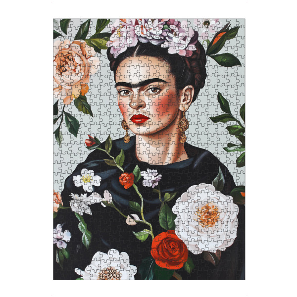 Puzzle Ravensburger "Frida Moderne Pastell-Art" artboxONE - Natur,Floral,Menschen
