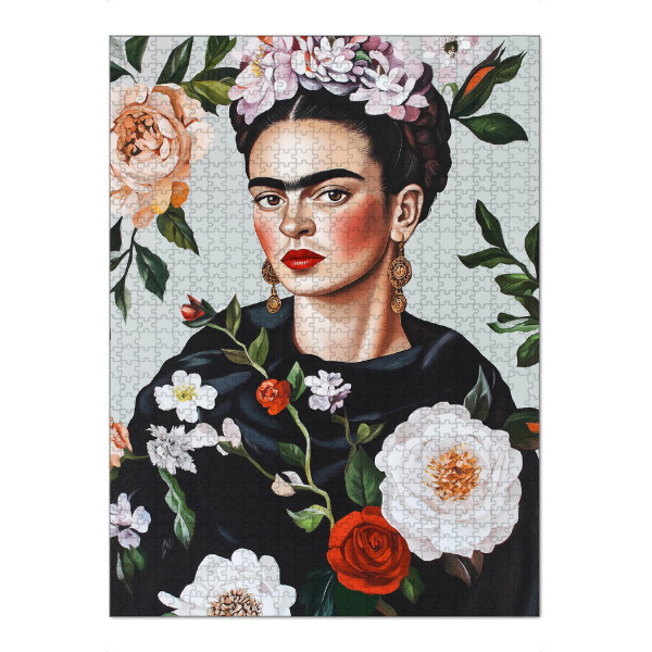 Puzzle Ravensburger "Frida Moderne Pastell-Art" artboxONE - Natur,Floral,Menschen