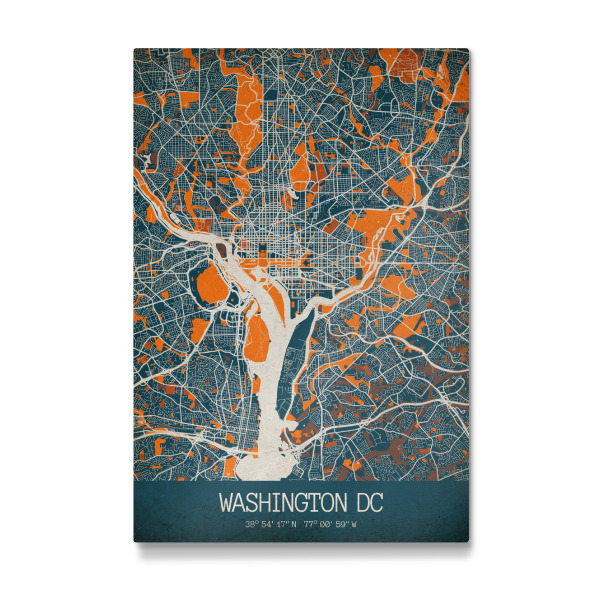 Galerie-Print "Washington, D.C Vintage Map" 30x20 cm artboxONE