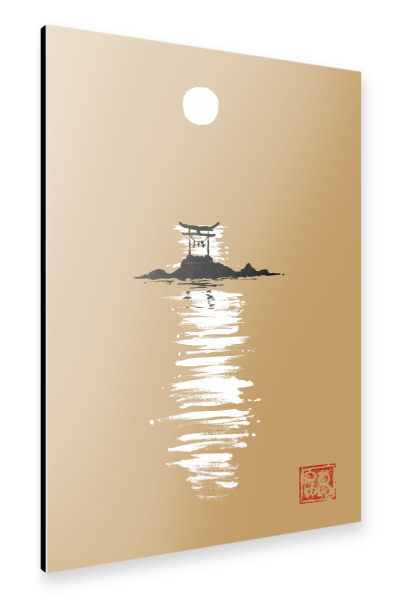 Alu-Dibond "Tor am Meer" 30x20 cm artboxONE