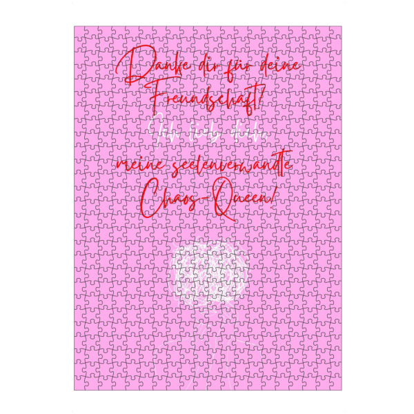 artboxONE Puzzle "Chaos-Queen" artboxONE - Typografie,Liebe,Lustig