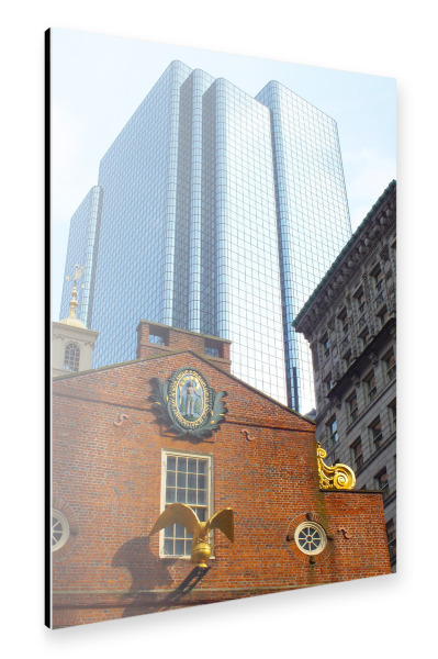 Alu-Dibond "The Boston Old State House" 30x20 cm artboxONE