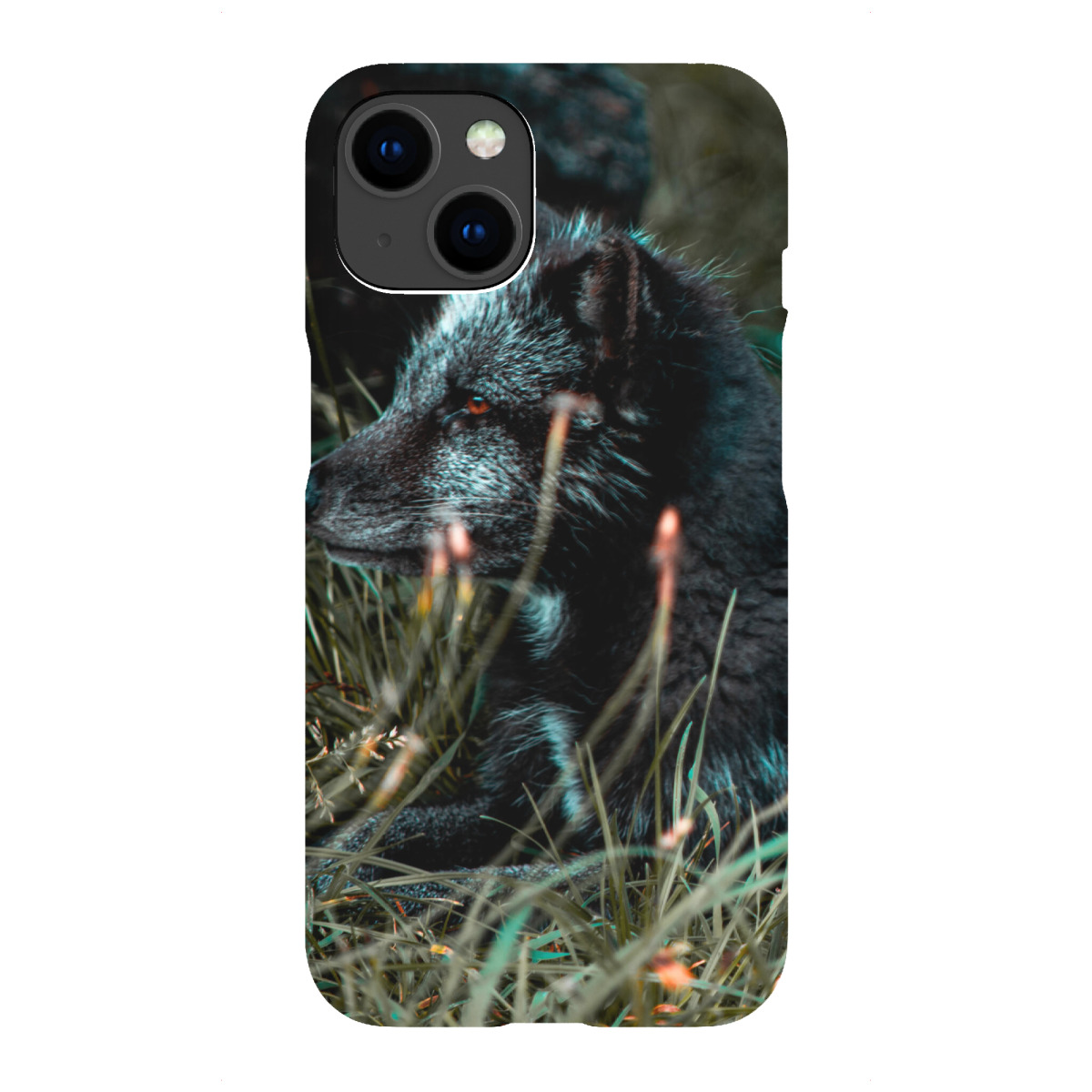 iPhone "Neugieriger Polarfuchs" Premium-Case Handyhülle artboxONE