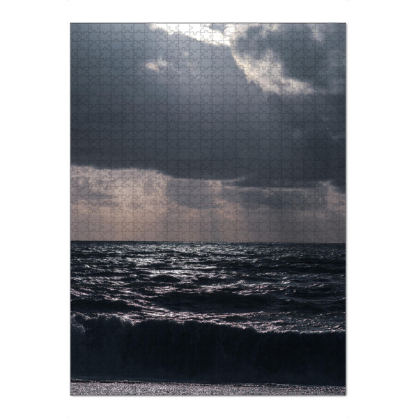 Puzzle Ravensburger "Dunkle Wellen am Strand" artboxONE - Natur,Reise,Reise / Strand und Meer,Reise / Länder