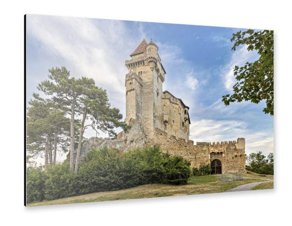 Alu-Dibond "Burg Liechtenstein" 30x20 cm artboxONE