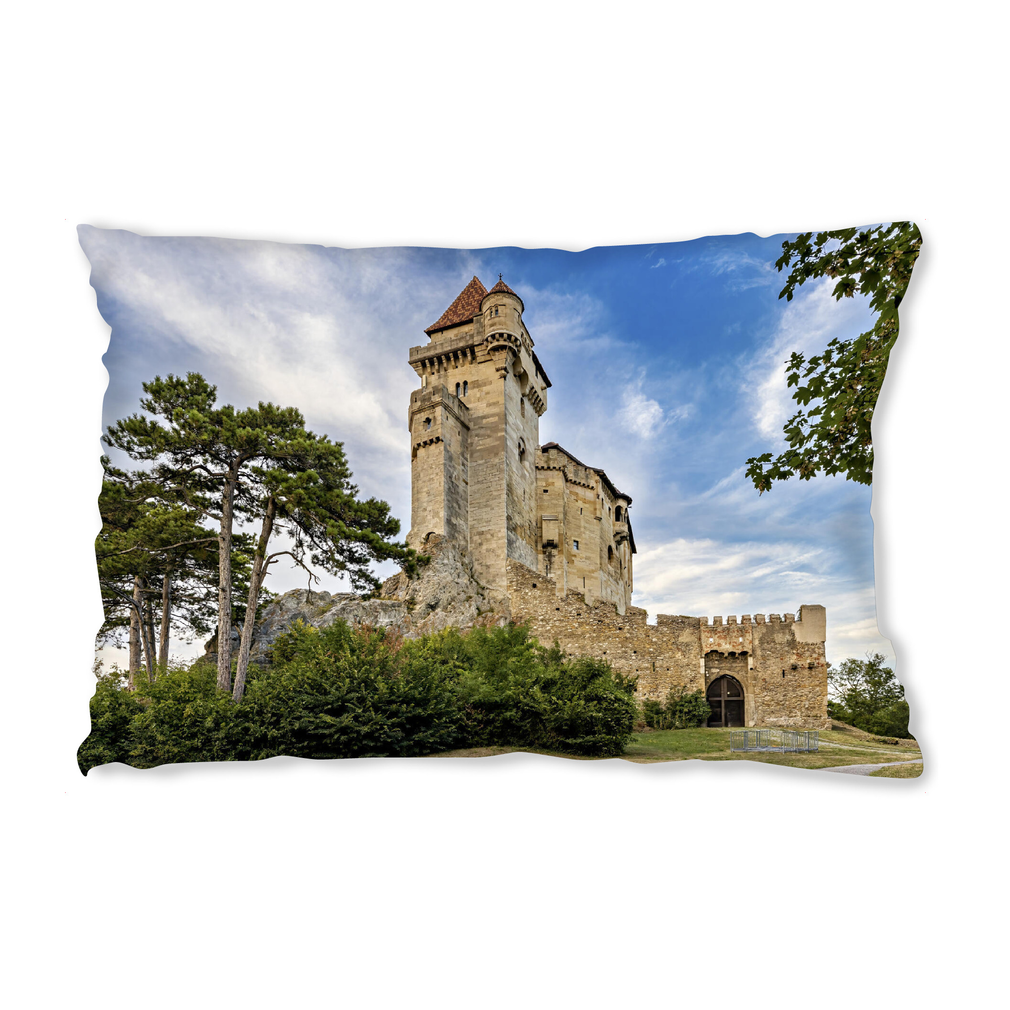 Design-Kissen "Burg Liechtenstein" artboxONE - Architektur