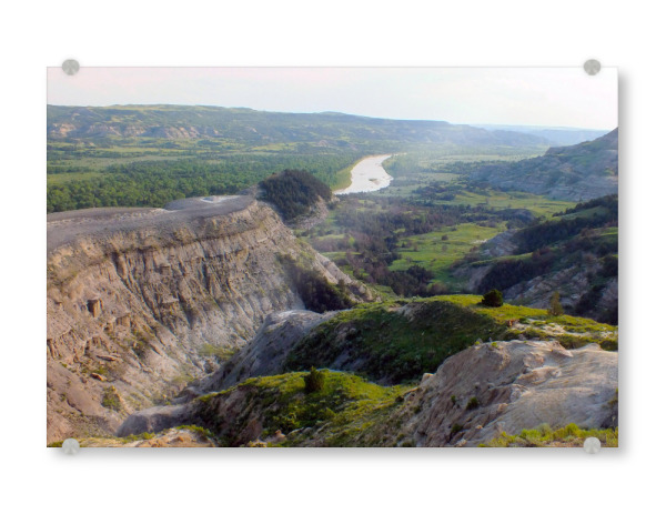 Acrylglasbild "Little Missouri River ND" artboxONE - Natur,Reise,Reise / Länder