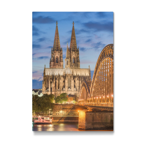 Galerie-Print "Beleuchteter Kölner Dom" 30x20 cm artboxONE