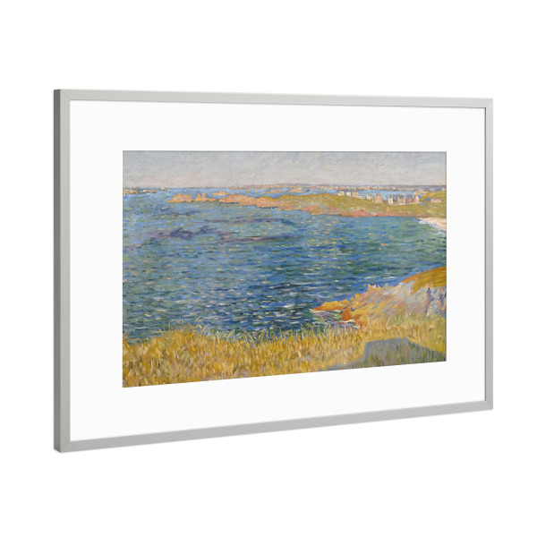 Poster mit Rahmen Silber "Saint-Briac" artboxONE - Natur,Reise,Reise / Länder,Für Mama,Für Papa