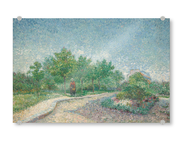 Acrylglasbild "C in Montmarte mit Liebhabern" artboxONE - Natur,Reise,Reise / Länder,Für Mama,Für Papa