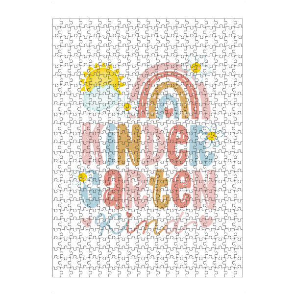 artboxONE Puzzle "Kindergarten Kind" artboxONE - Typografie,Für Kinder,Liebe