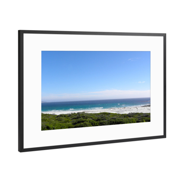 Poster mit Rahmen Schwarz (Metallic) "Cape Peninsula" artboxONE - Natur,Reise,Reise / Strand und Meer,Reise / Afrika