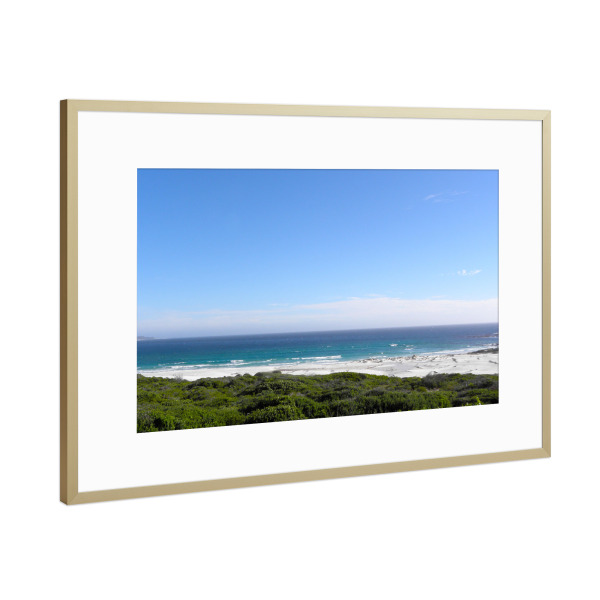 Poster mit Rahmen Gold "Cape Peninsula" artboxONE - Natur,Reise,Reise / Strand und Meer,Reise / Afrika