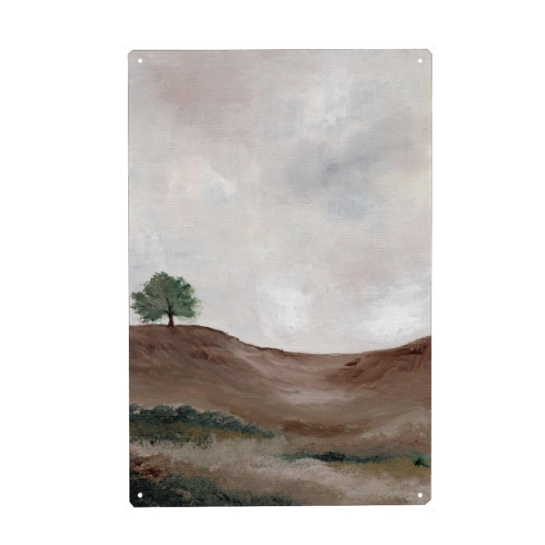 Metall Poster "Dusty landscape" artboxONE - Natur,Reise,Lustig
