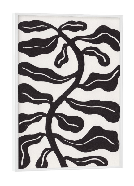 Poster mit weißem Rahmen "Galitsyna - Wind kissed Plant" artboxONE - Natur,Floral,Abstrakt