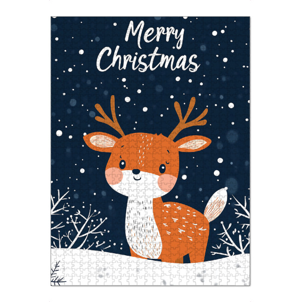 Puzzle Ravensburger "Kleiner Rudolph" artboxONE - Typografie,Für Kinder,Tiere,Weihnachten