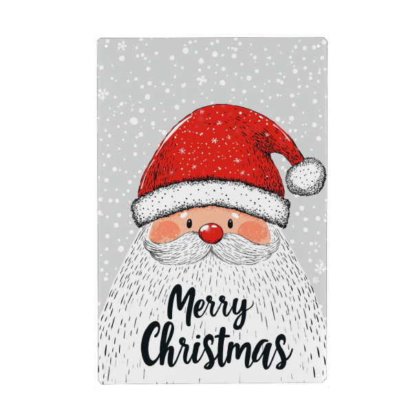 Holzbild "Merry Christmas Santa" artboxONE - Typografie,Für Kinder,Weihnachten