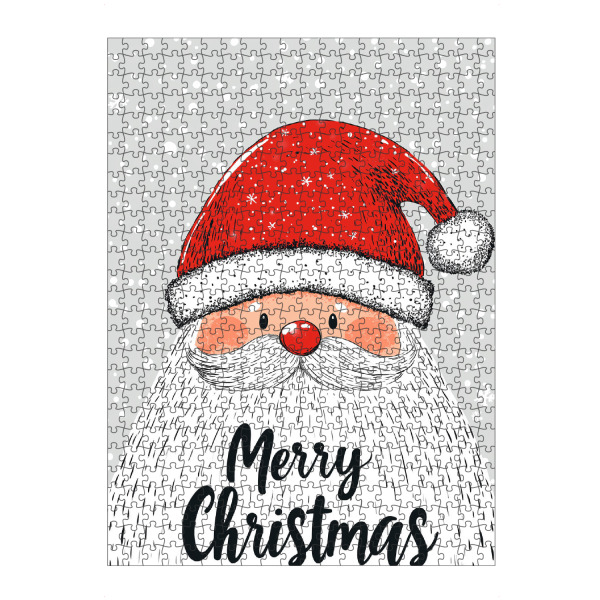 Puzzle Ravensburger "Merry Christmas Santa" artboxONE - Typografie,Für Kinder,Weihnachten