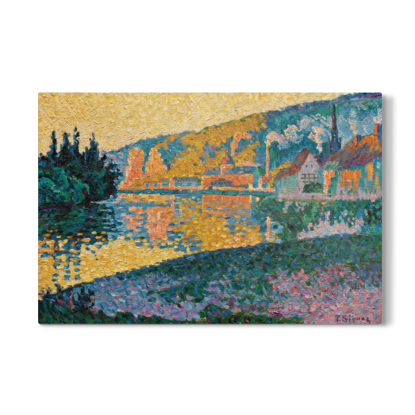 Galerie-Print "Les Andelys bei Sonnenuntergang" 30x20 cm artboxONE