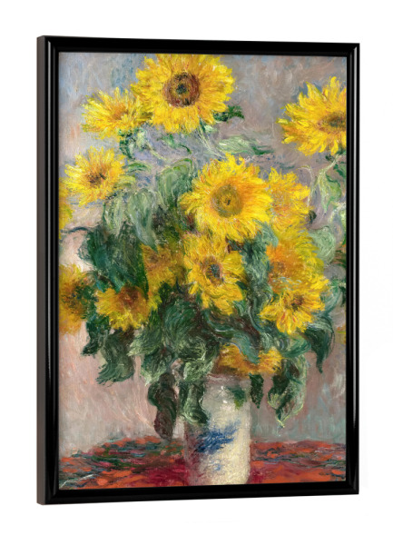 Poster mit schwarzem Rahmen "Strauß Sonnenblumen" artboxONE - Natur,Liebe,Für Mama,Für Papa
