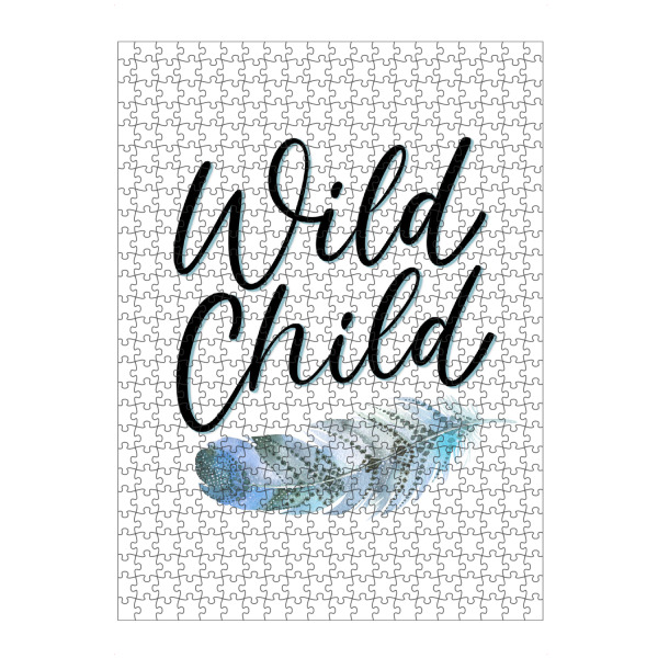 artboxONE Puzzle "Wild Child" artboxONE - Typografie,Für Kinder