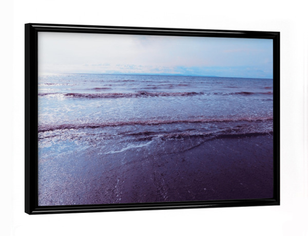 Poster mit schwarzem Rahmen "Am Meeresstrand" artboxONE - Natur,Reise,Reise / Strand und Meer,Reise / Länder