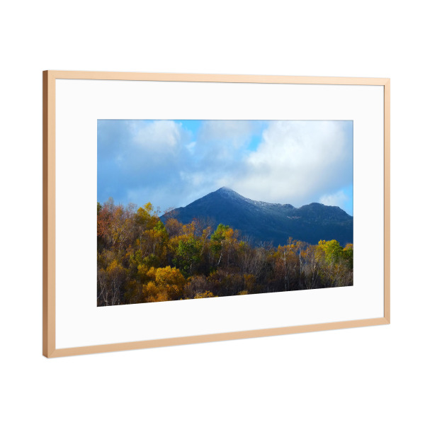 Poster mit Rahmen Kupfer "Mount Washington Indian Summer" artboxONE - Natur,Reise,Reise / Länder